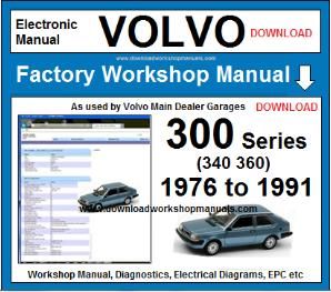 Volvo 300 Series Workshop Service Repair Manual Download